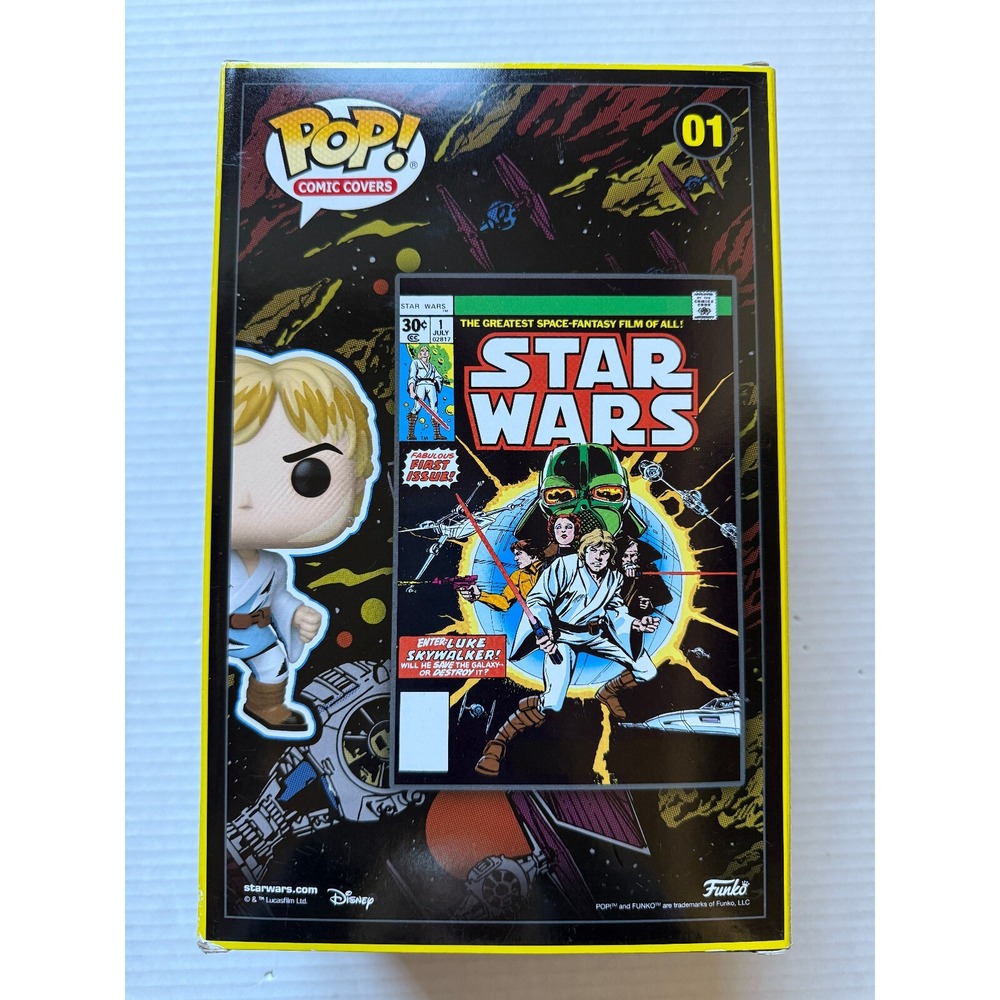 FUNKI POP! Star Wars - Luke Skywalker Walmart Comic Book Cover Sealed Case - NEW - Picture 4 of 8